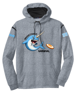 Minnetonka Narwhal Adult Colorblock Hoodie