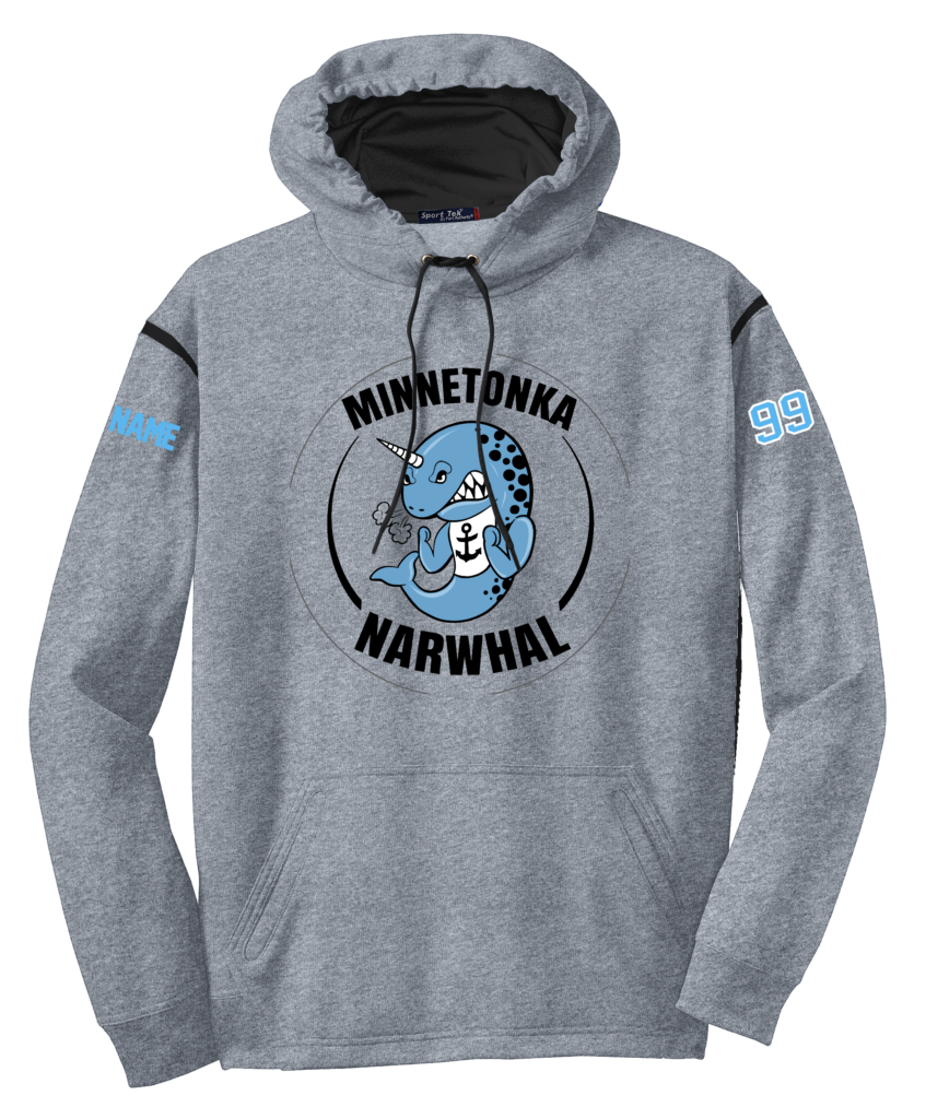 Minnetonka Narwhal Adult Colorblock Hoodie