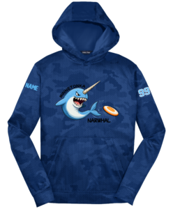 Minnetonka Narwhal Youth Camo Hoodie