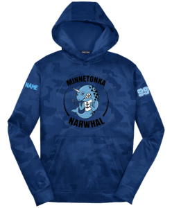 Minnetonka Narwhal Youth Camo Hoodie