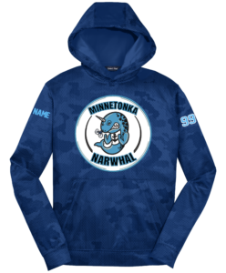 Minnetonka Narwhal Youth Camo Hoodie